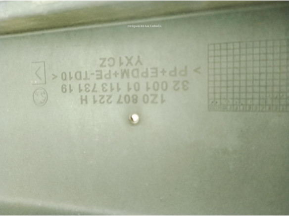 1Z0807221H PARAGOLPES DEL SKODA OCTAVIA II (1Z3)|Desguaces La Cabaña