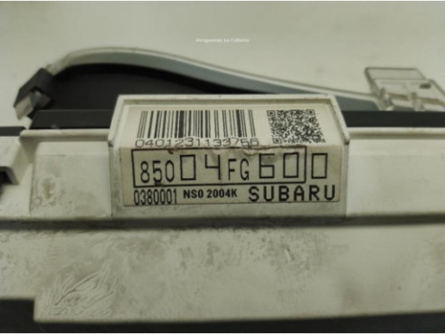 85004FG60 CUADRO INSTRUMENTOS SUBARU IMPREZA Fastback (GR, GH, G3)|Desguaces La Cabaña