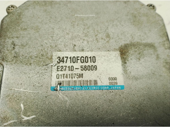 34710FG010 CENTRALITA MOTOR SUBARU IMPREZA Fastback (GR, GH, G3)|Desguaces La Cabaña
