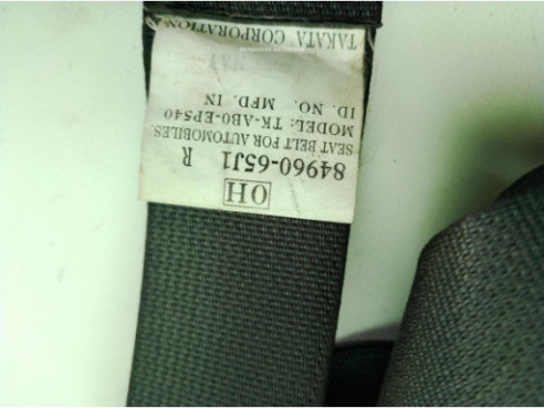 CINTURON TRASERO DERECHA|Desguaces La Cabaña 2