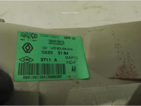 265552802R PILOTO TRA IZQ EXT RENAULT FLUENCE (L3_)|Desguaces La Cabaña