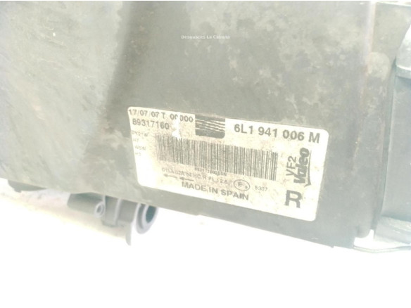 6L1941005M FARO DERECHO SEAT IBIZA III (6L1)|Desguaces La Cabaña