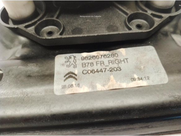 9826076280 ELEVALUNAS PUERTA LAT DEL DER CITROEN C4 Grand Picasso II|Desguaces La Cabaña