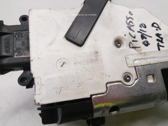 CERRADURA PUERTA LAT TRA DER CITROEN C4 Picasso II |Desguaces La Cabaña