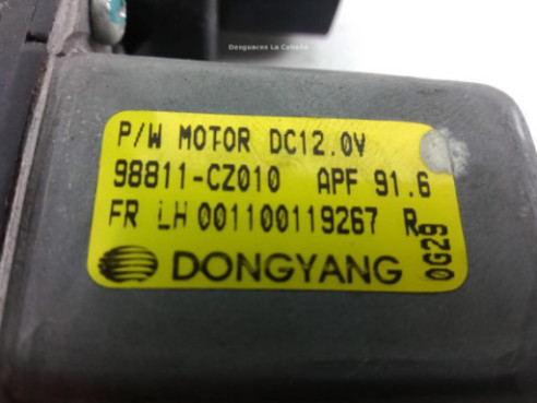 98811CZ010 ELEVALUNAS PUERTA LAT DEL IZQ SSANGYONG KORANDO (CK) |Desguaces La Cabaña