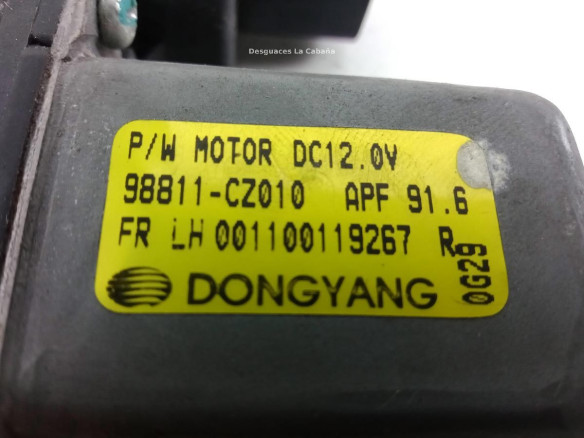 98811CZ010 ELEVALUNAS PUERTA LAT DEL IZQ SSANGYONG KORANDO (CK) |Desguaces La Cabaña