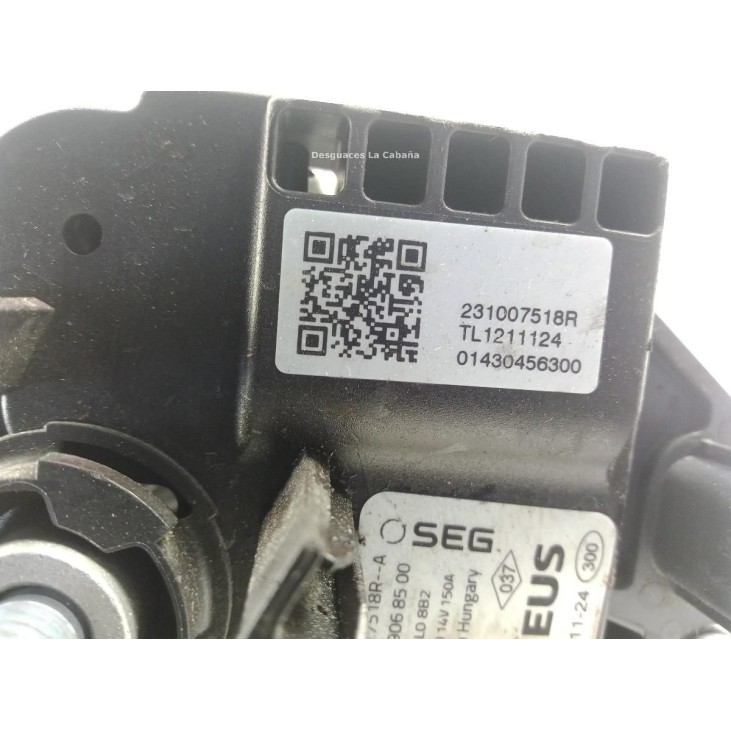 231007518R ALTERNADOR NISSAN TOWNSTAR Furgoneta/monovolumen (XFK) |Desguaces La Cabaña