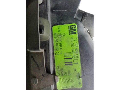 13132459LH FARO IZQUIERDO OPEL ASTRA G Fastback (T98)|Desguaces La Cabaña