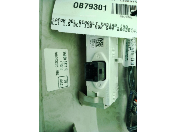 264301419R PLAFON DEL RENAULT KADJAR (HA_, HL_)|Desguaces La Cabaña