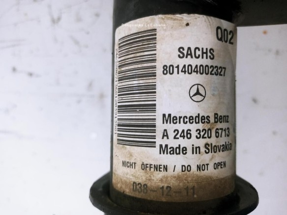 2463206713681203913581 AMORTIGUADOR DEL IZQ MERCEDES BENZ CLASE B (W246, W242) |Desguaces La Cabaña