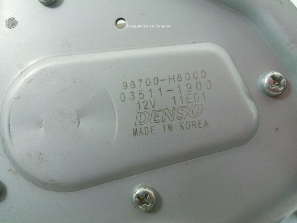 98700H8000 MOTOR LIMPIAPARABRISAS TRA KIA STONIC (YB) |Desguaces La Cabaña