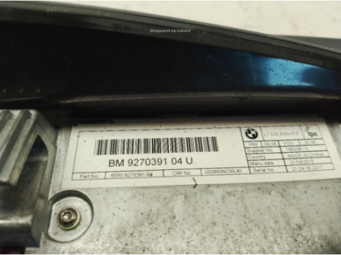 65509270391 PANTALLA MULTIMEDIA BMW 1 (F20)|Desguaces La Cabaña
