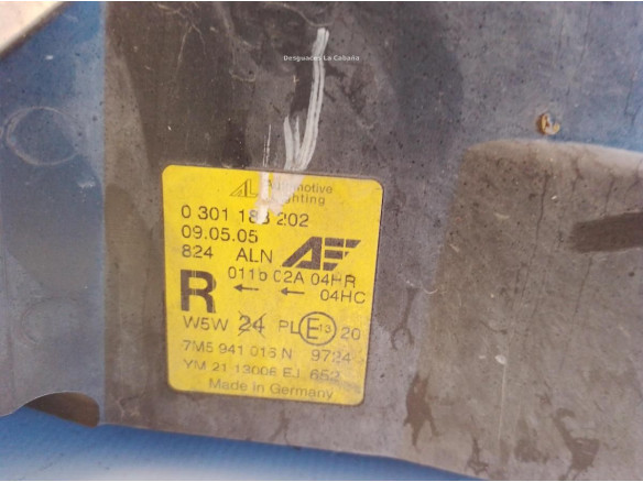 1202963 FARO DERECHO FORD GALAXY (WGR)|Desguaces La Cabaña