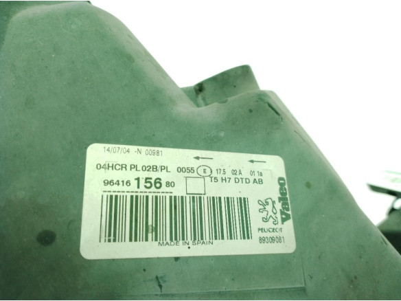 6205Z3 FARO DERECHO PEUGEOT 307 SW (3H)|Desguaces La Cabaña