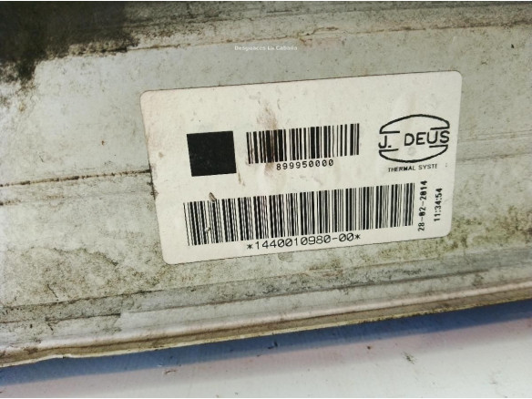 0384P2 INTERCOOLER PEUGEOT EXPERT Furgón (VF3A_, VF3U_, VF3X_)|Desguaces La Cabaña