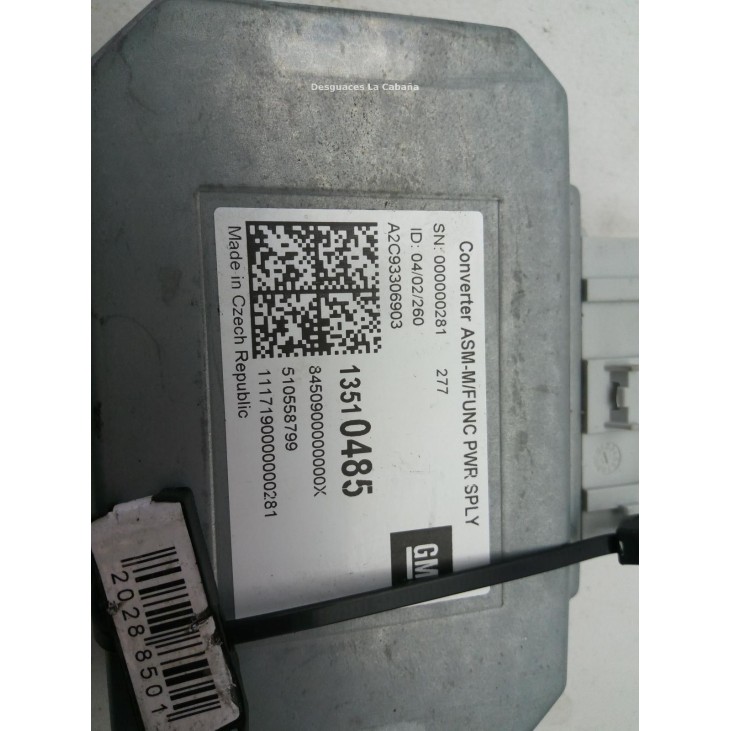 13510485 MODULO ELECTRONICO 7 OPEL INSIGNIA B Grand Sport (Z18) |Desguaces La Cabaña