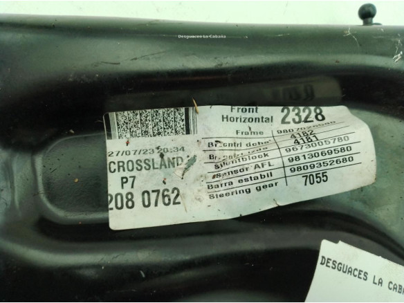 BRAZO SUSPENSION DEL IZQ INF OPEL CROSSLAND X (P17)|Desguaces La Cabaña