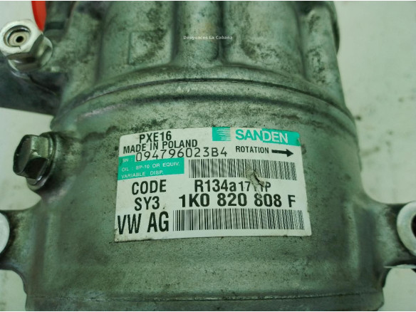1K0820808F COMPRESOR AA SEAT ALTEA XL (5P5, 5P8)|Desguaces La Cabaña