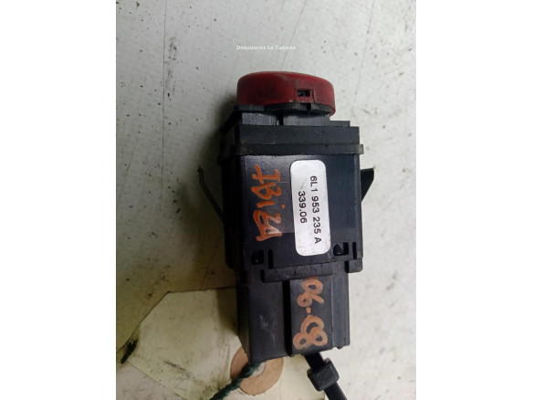 6L1953235A, INTERRUPTOR WARNING SEAT IBIZA III (6L1)|Desguaces La Cabaña
