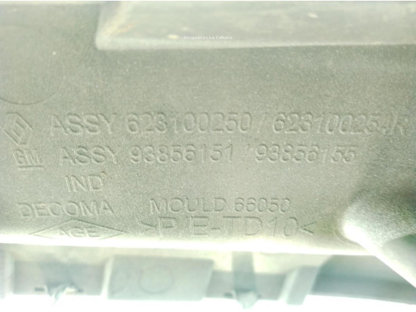 923100250 REJILLA / CALANDRA NISSAN PRIMASTAR Furgón (X83)|Desguaces La Cabaña