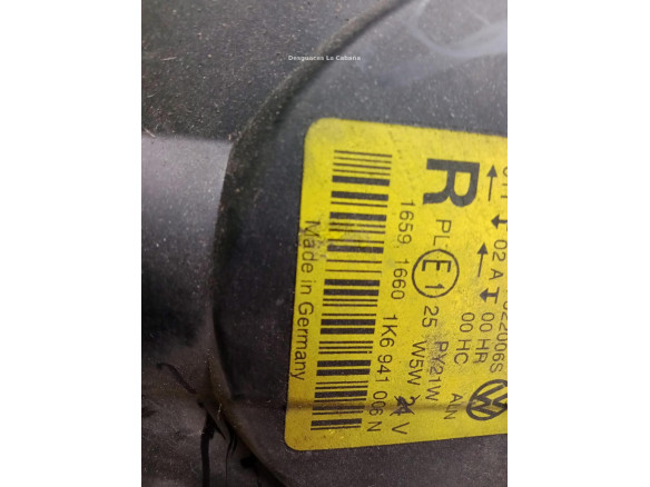 1K6941006N FARO DERECHO VW GOLF V (1K1)|Desguaces La Cabaña