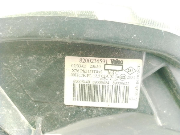 260107401R FARO DERECHO RENAULT KANGOO (KC0/1_)|Desguaces La Cabaña