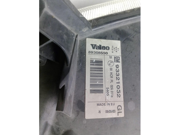 93175364 FARO IZQUIERDO OPEL MERIVA A Limusina (X03)|Desguaces La Cabaña