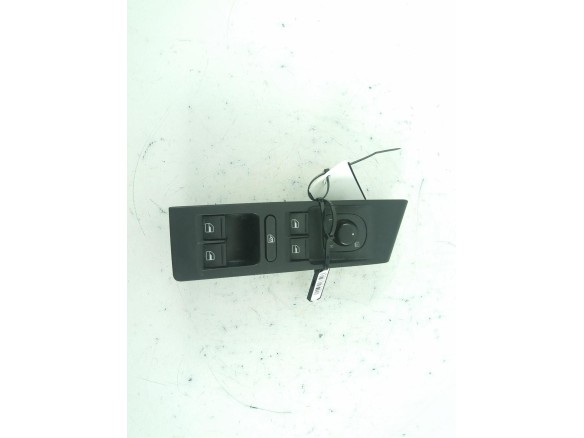 1K4959857B MANDO ELEVALUNAS PUERTA LAT DEL IZQ VW PASSAT (362) |Desguaces La Cabaña