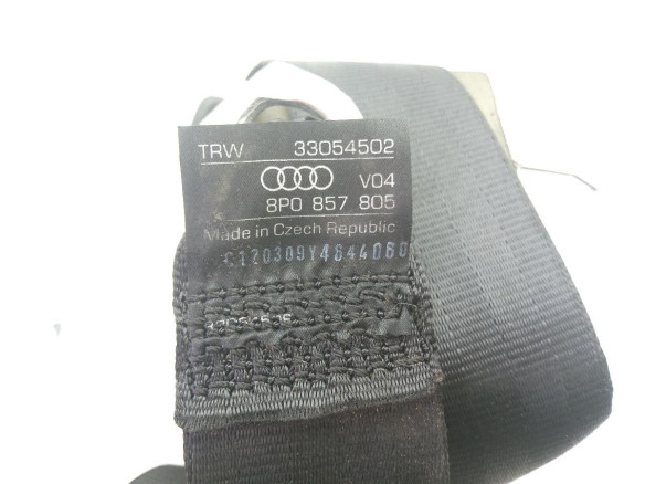 8P0857805 CINTURON TRA DER AUDI A3 (8P1) |Desguaces La Cabaña