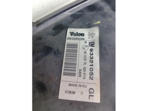 93175364 FARO IZQUIERDO OPEL MERIVA A Limusina (X03)|Desguaces La Cabaña