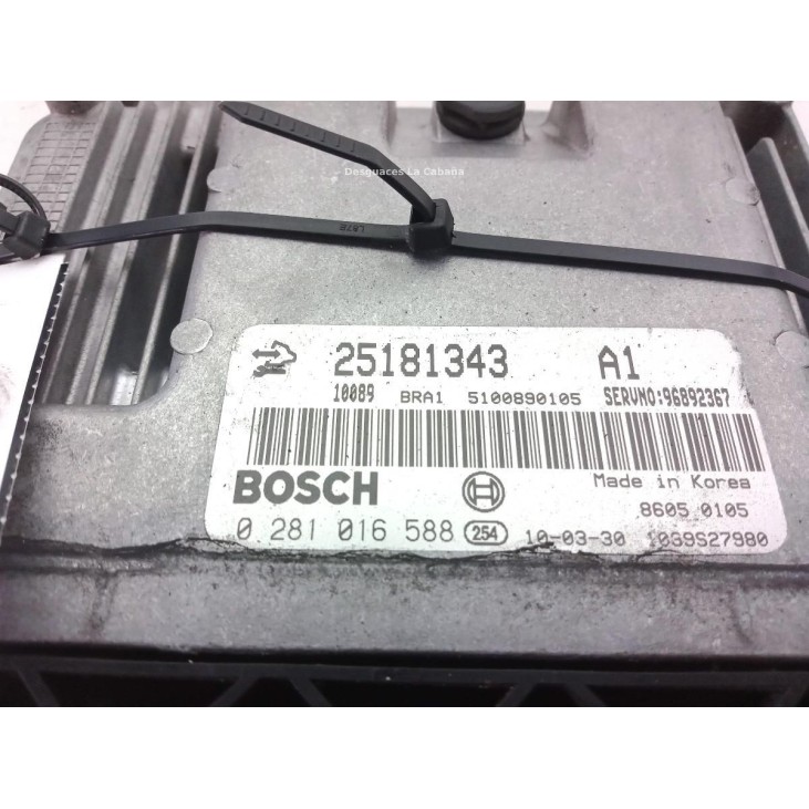 25181343 CENTRALITA MOTOR CHEVROLET CAPTIVA (C100, C140) |Desguaces La Cabaña