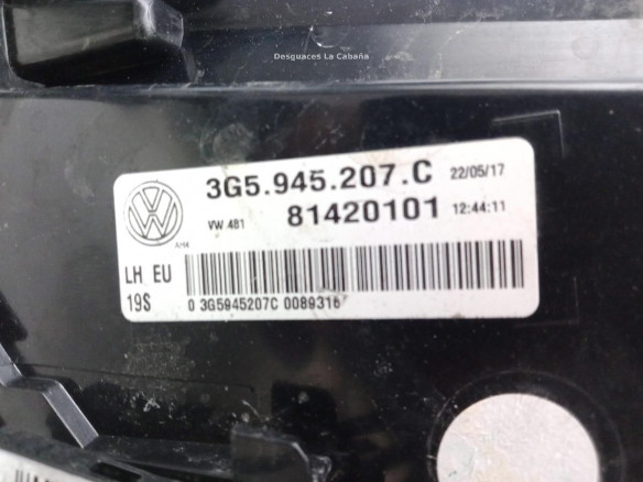 3G594527C PILOTO TRA IZQ EXT VW PASSAT (3G2)|Desguaces La Cabaña