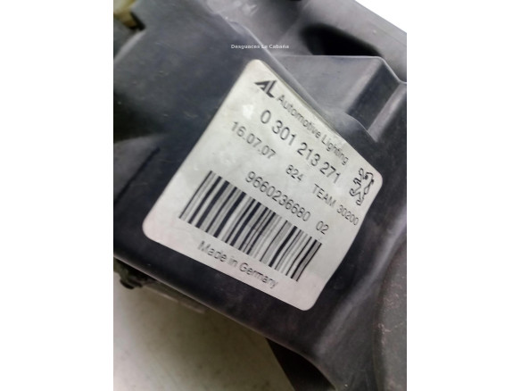9660236680 FARO IZQUIERDO PEUGEOT 407 (6D_)|Desguaces La Cabaña
