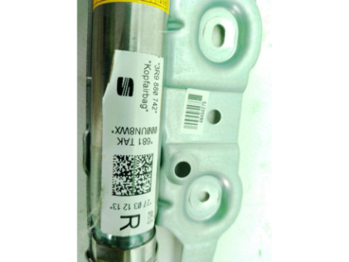3R9880742 AIRBAG CORTINA DER SEAT EXEO (3R2)|Desguaces La Cabaña