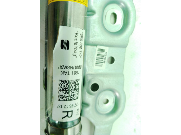 3R9880742 AIRBAG CORTINA DER SEAT EXEO (3R2)|Desguaces La Cabaña
