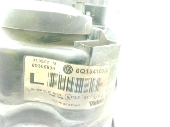 6Q1941007AF FARO IZQUIERDO VW POLO (9N_)|Desguaces La Cabaña