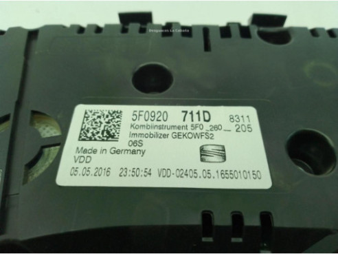 5F0920863H CUADRO INSTRUMENTOS SEAT LEON ST (5F8)|Desguaces La Cabaña
