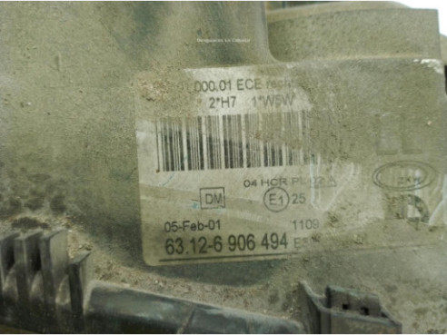 63126902746 FARO DERECHO BMW 3 (E46)|Desguaces La Cabaña