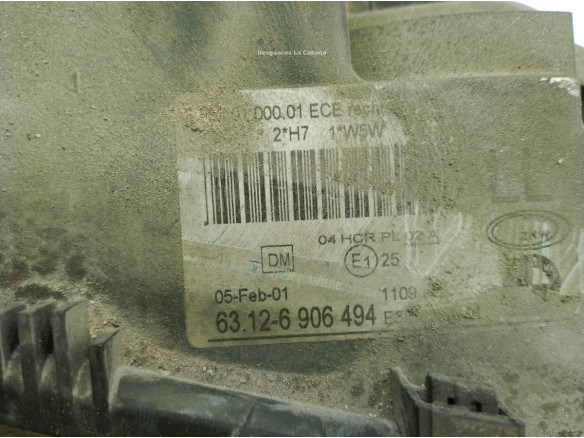 63126902746 FARO DERECHO BMW 3 (E46)|Desguaces La Cabaña
