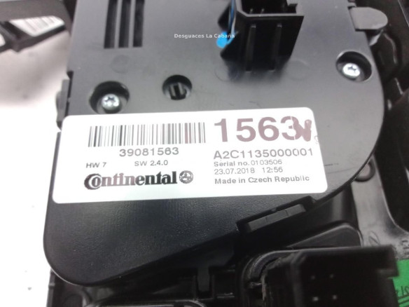 39081563 MANDO CLIMA OPEL MOKKA / MOKKA X (J13) |Desguaces La Cabaña