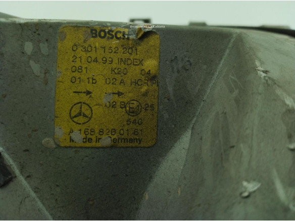 A1688200961 FARO IZQUIERDO MERCEDES BENZ CLASE A (W168)|Desguaces La Cabaña