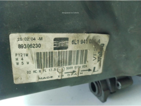 6L1941751M FARO IZQUIERDO SEAT IBIZA III (6L1)|Desguaces La Cabaña