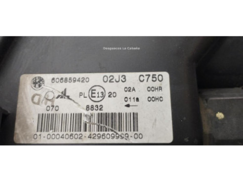 02J3C750 FARO DERECHO ALFA ROMEO 156 (932_) |Desguaces La Cabaña