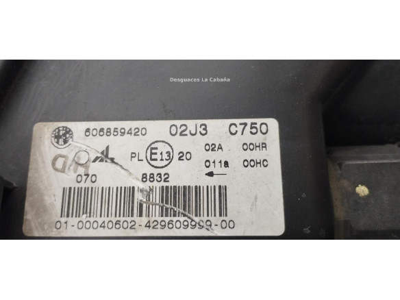 02J3C750 FARO DERECHO ALFA ROMEO 156 (932_) |Desguaces La Cabaña