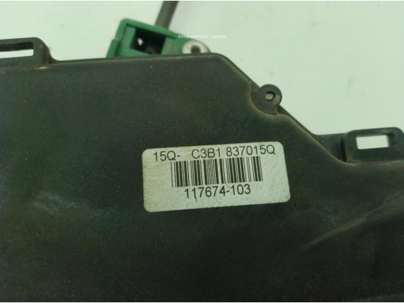 3B1837015AP CERRADURA PUERTA LAT DEL IZQ SEAT LEON (1M1)|Desguaces La Cabaña