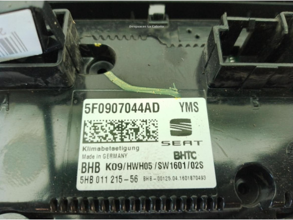 5F0907044AD MANDO CLIMA SEAT LEON ST (5F8)|Desguaces La Cabaña
