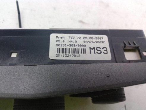 13247812, MANDO CLIMA OPEL ZAFIRA B (A05)|Desguaces La Cabaña