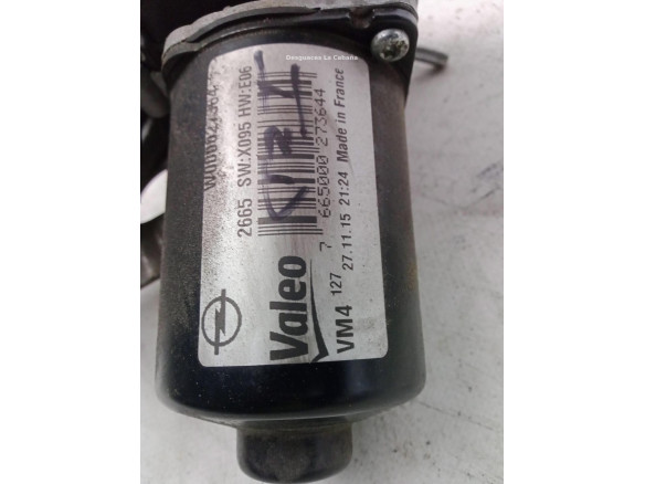 MOTOR LIMPIAPARABRISAS DEL OPEL ZAFIRA TOURER C (P12)|Desguaces La Cabaña
