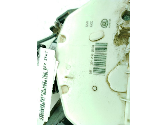5K4839016AF , 5K4839016Q CERRADURA PUERTA LAT TRA DER SEAT LEON ST (5F8)|Desguaces La Cabaña