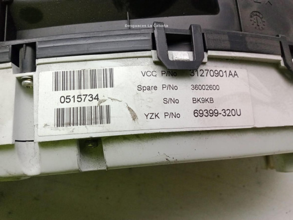 31270901AA, CUADRO INSTRUMENTOS VOLVO XC70 II (136)|Desguaces La Cabaña